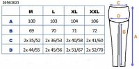 Těhotenské legíny - středně modré - vel.L Dovoz EU