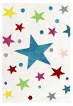 Dětský koberec STARS krémová/multicolor 120x180 cm