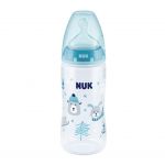 Kojenecká láhev NUK First Choice Winter 300 ml tyrkysová