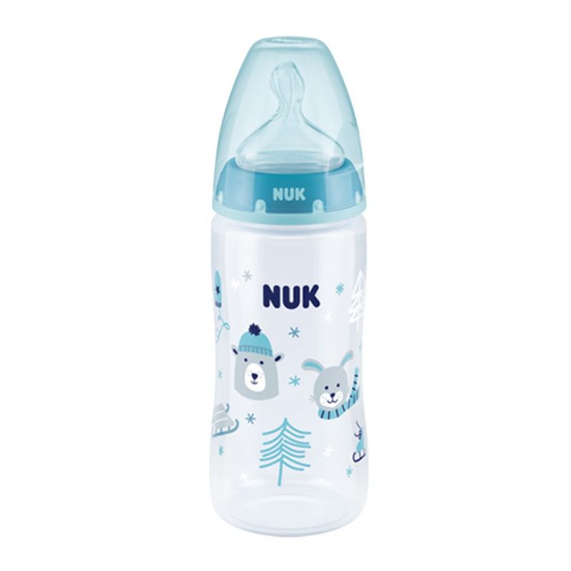 Kojenecká láhev NUK First Choice Winter 300 ml tyrkysová