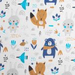 Dětská deka z Minky s výplní Medvídci modrá 80x102 cm New Baby