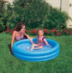 Nafukovací bazén modrý, 114x25, 3 komory Intex