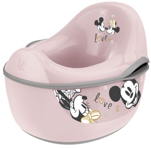 Keeeper Nočník Minnie Mouse 4 v 1 s protiskluzem - pudrově růžový Keeper