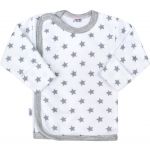 Kojenecká košilka New Baby Classic II šedá s hvězdičkami vel.56