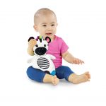 BABY EINSTEIN Kousátko plyšová senzorická Zebra Zen ™ 0m +