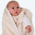 Hippychick Organic Blanket Natural - Dětská deka velká -  100x150cm