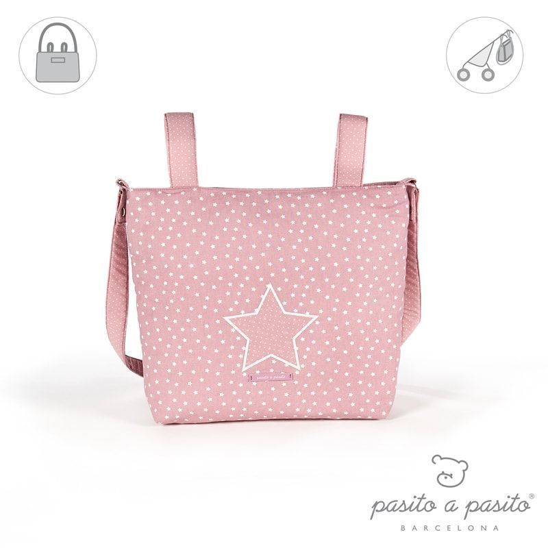 pasito a pasito® Small Changing Bag Vintage pink/starorůžová/